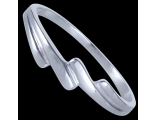 Серебряное кольцо, ступенчатое