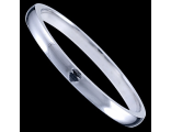 Серебряное кольцо, обручальное