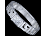 Серебряное кольцо, греческий орнамент