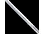 Серебряная цепочка, змейка с прямоугольным сечением
